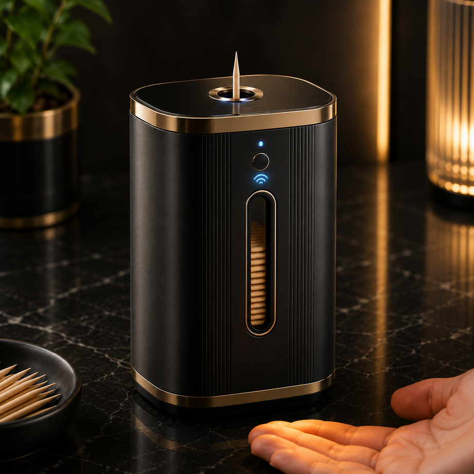 Automatic Toothpick Dispenser – One-Touch Hygienic Toothpick Holder
