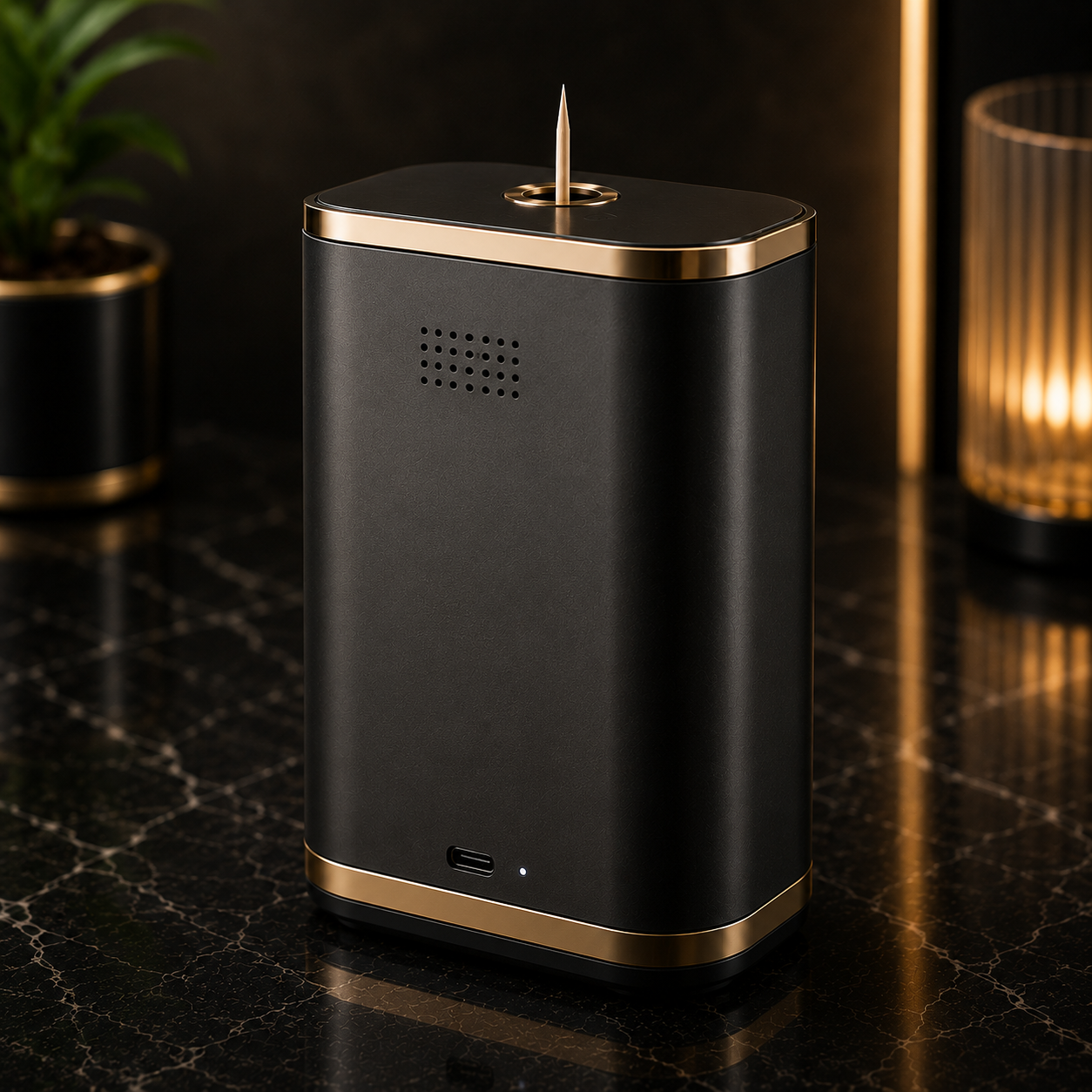Automatic Toothpick Dispenser – One-Touch Hygienic Toothpick Holder