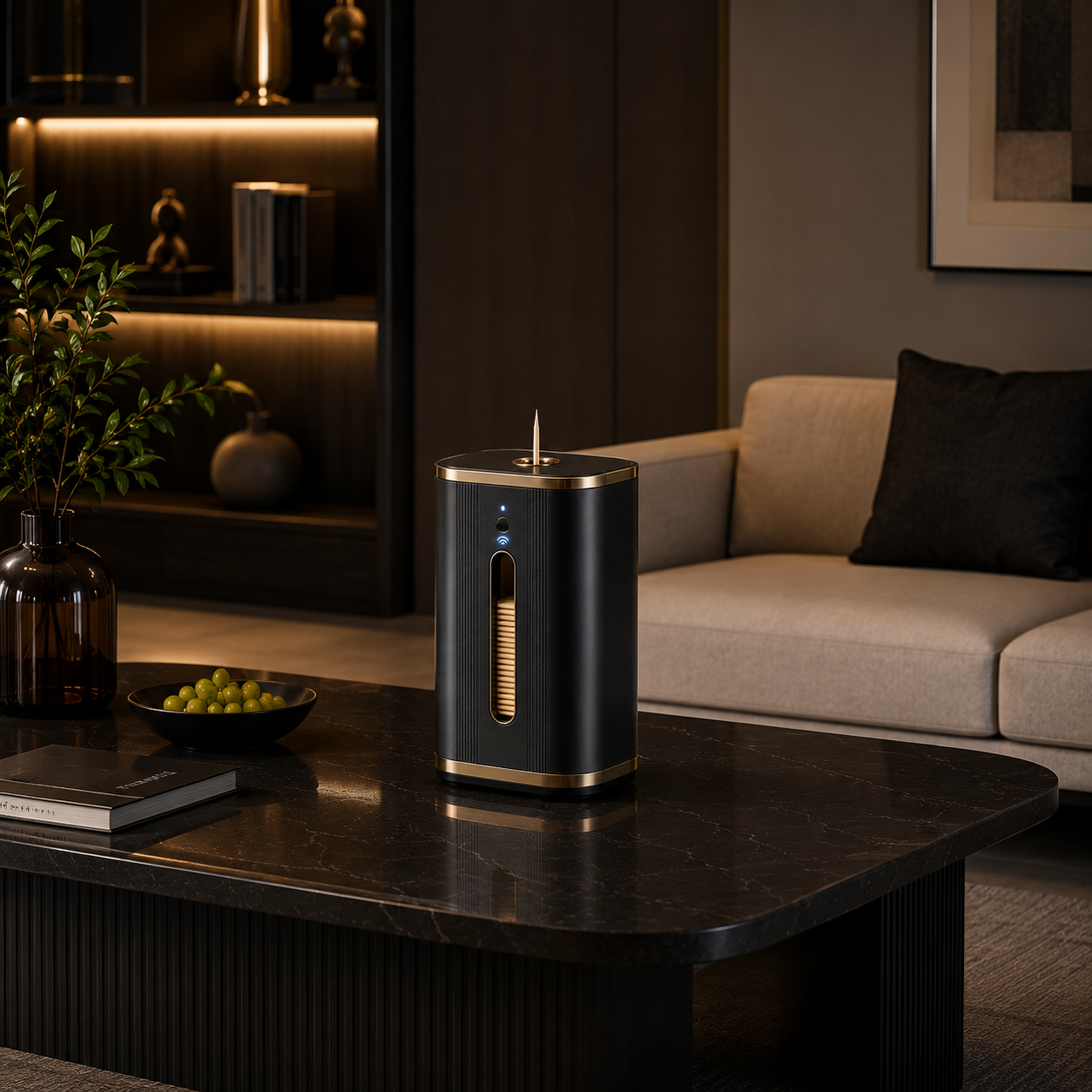 Automatic Toothpick Dispenser – One-Touch Hygienic Toothpick Holder