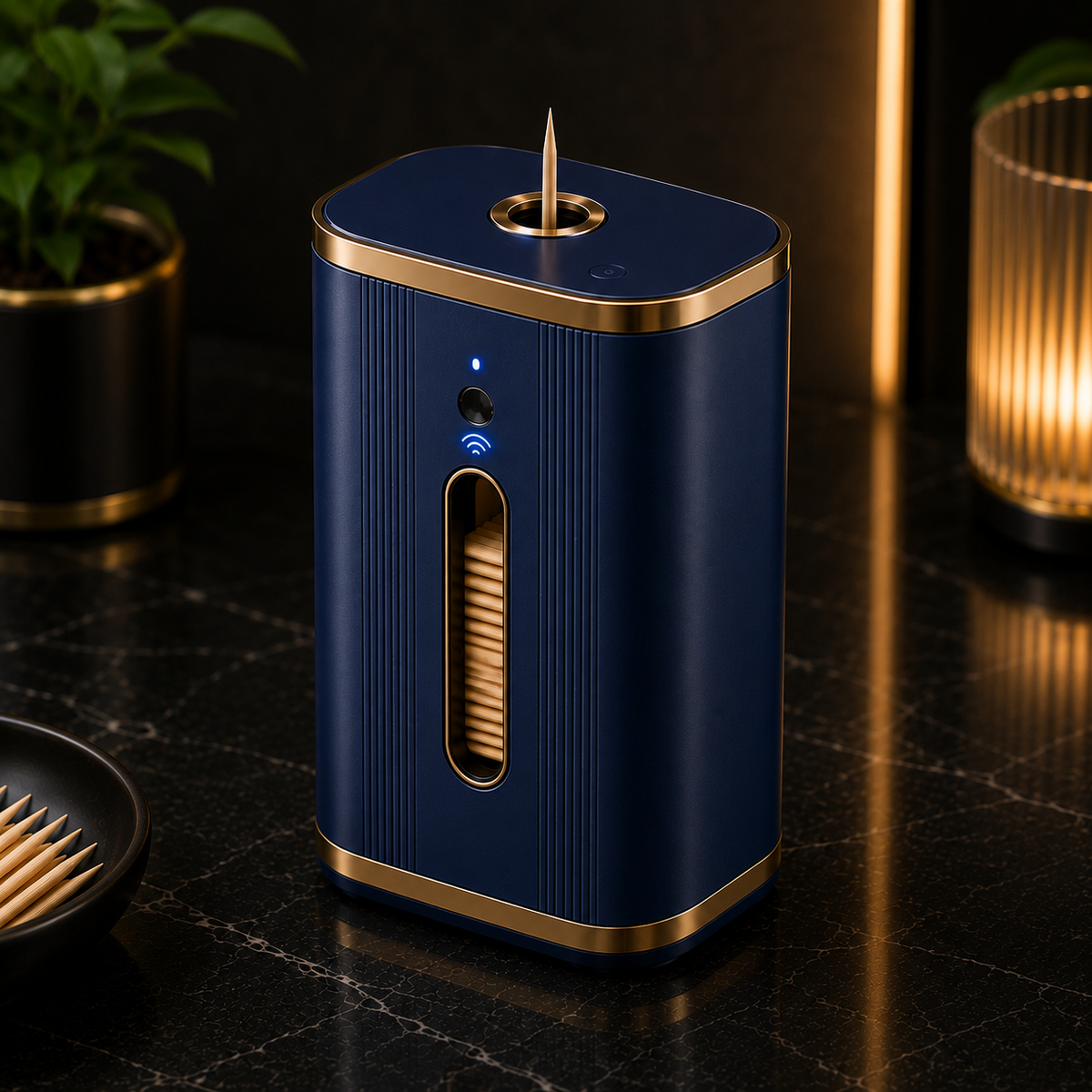 Automatic Toothpick Dispenser – One-Touch Hygienic Toothpick Holder
