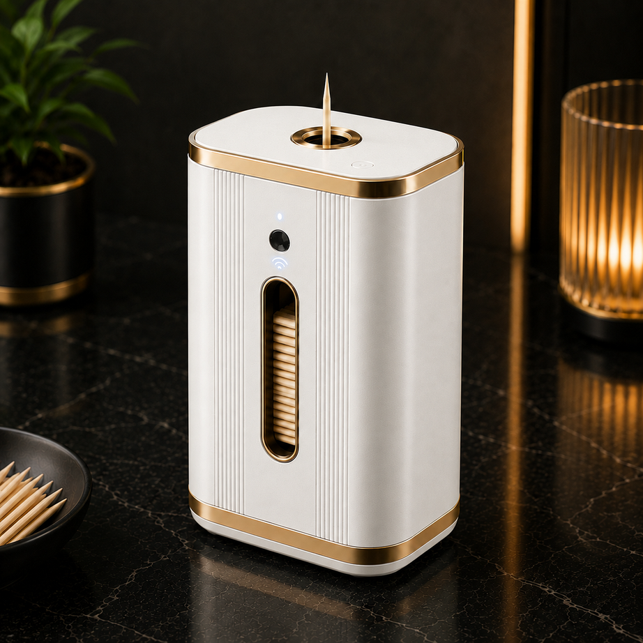 Automatic Toothpick Dispenser – One-Touch Hygienic Toothpick Holder